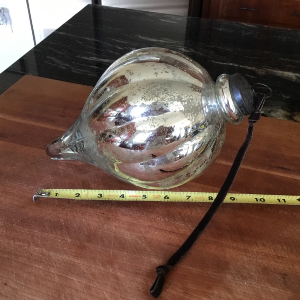 COPY - Pottery barn mercury glass ornament decor XL - Picture 4 of 5